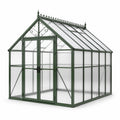 Serre de jardin en aluminium et polycarbonate vert